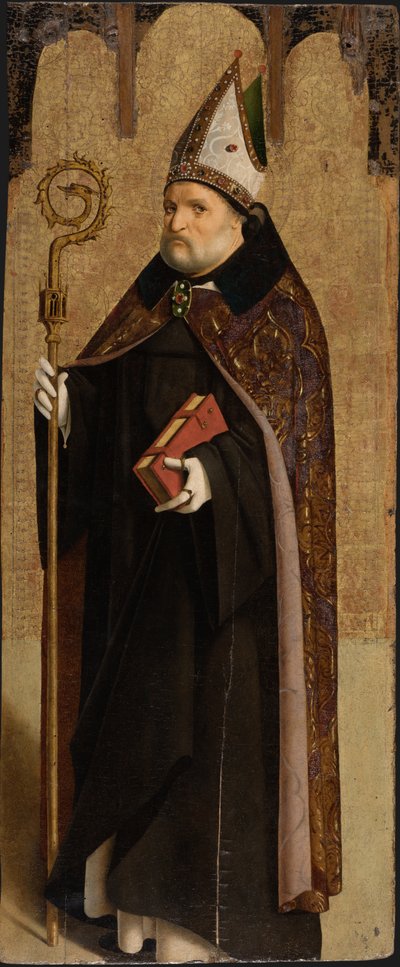 San Benito de Nursia, ca 1470-1475 de Antonello da Messina