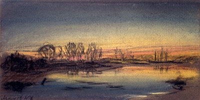 Atardecer, mayo 1884 de Frederick (attr. to) Barnard