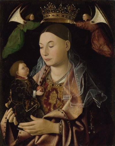 La Virgen y el Niño, ca. 1465 de Antonello da Messina