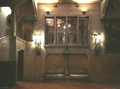 El gran salón de Antoni Gaudi