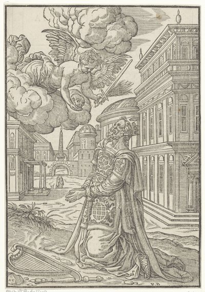 David arrodillado de Antoni van Leest