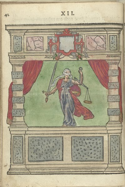 Personificación de la justicia de Antoni van Leest