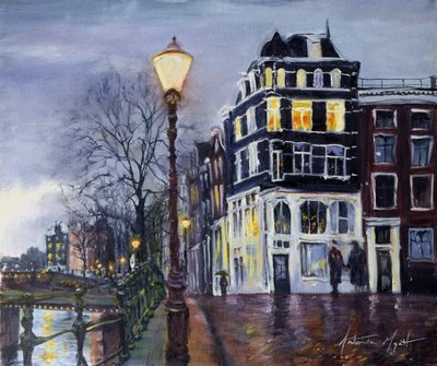Al anochecer, Ámsterdam, 1999 de Antonia Myatt