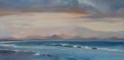 Bondi Beach Australia, 2018 (óleo sobre lienzo) de Antonia Myatt