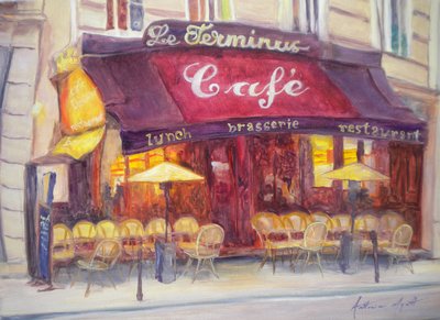 Café le Terminus, 2010 de Antonia Myatt