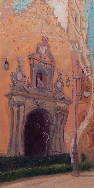 Puerta de Granada, 2016 (óleo sobre lienzo) de Antonia Myatt
