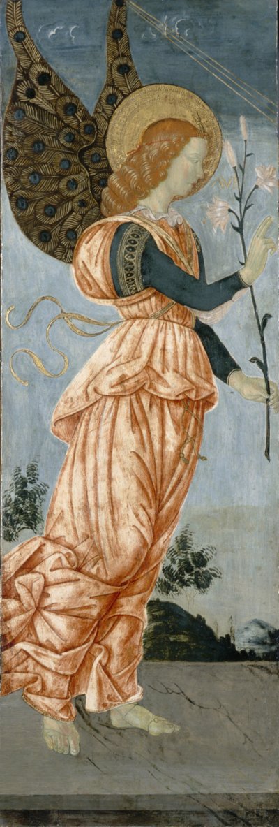 Ángel de la Anunciación de Antoniazzo Romano