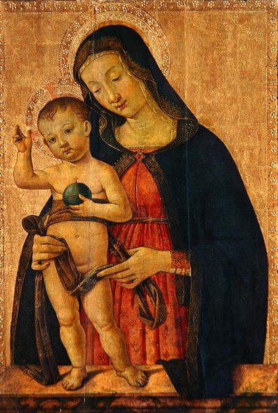 Madonna y niño de Antoniazzo Romano