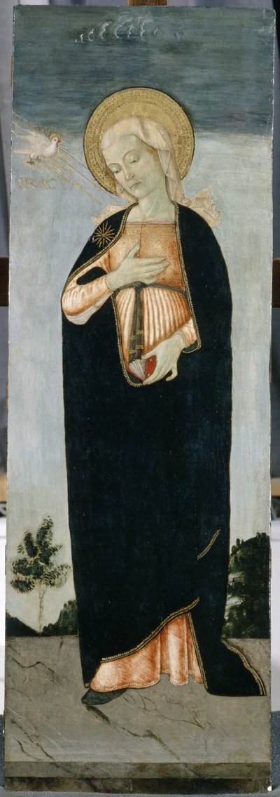 María en la Anunciación de Antoniazzo Romano