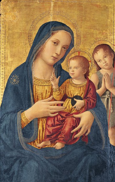 Virgen y Niño con San Juan Bautista de Antoniazzo Romano