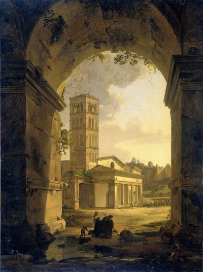 San Giorgio in Velabro en Roma de Antonie Sminck Pitloo