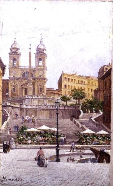 La Escalinata Española, Roma de Antonietta Brandeis