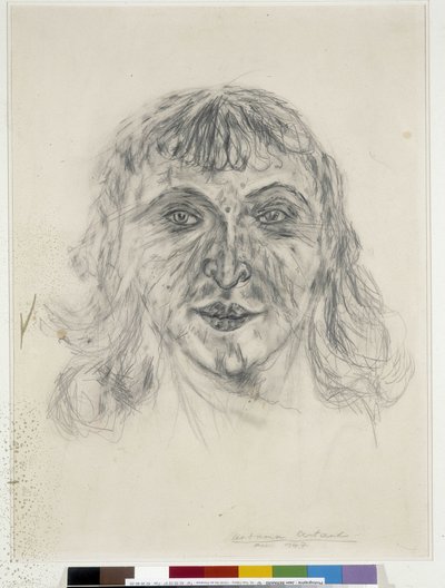 Retrato de Mania Oifer - mayo de 1947 (dessin) de Antonin Artaud