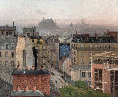 París visto desde Montmartre, 1887 de Antonin Chittussi