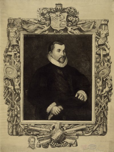 Cristóbal Colón (1451-1506), c.1892 (litografía) de Antonio  Moroni