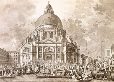 Fiestas ducales, el Dux y la Signoria de Venecia en la fiesta anual de Nuestra Señora de la Salud de Antonio (after) Canaletto