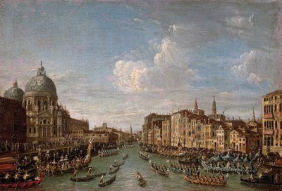Regata histórica de Venecia de Antonio (follower of) Canaletto