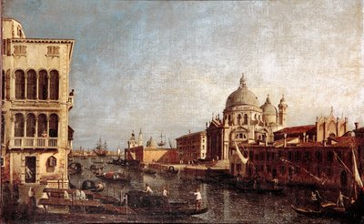 Vista de la Iglesia de la Salud en Venecia. Taller de Giovanni Antonio Canal, conocido como Canaletto (1697-1768) 1740-1750 Venecia, Museo Correr de Antonio (studio of) Canaletto