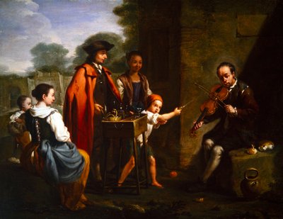 Un par de temas de género (pintura) de Antonio Amorosi