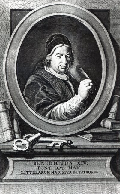 Papa Benedicto XIV de Antonio Baratti