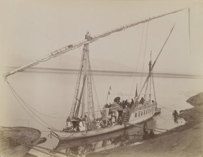 Dahabieh en Luxor de Antonio Beato
