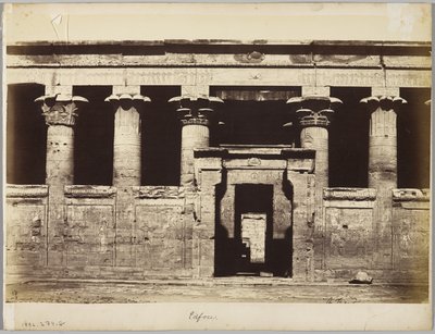 Edfu, Egipto de Antonio Beato