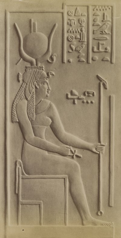 Isis, Templo en Dendera de Antonio Beato