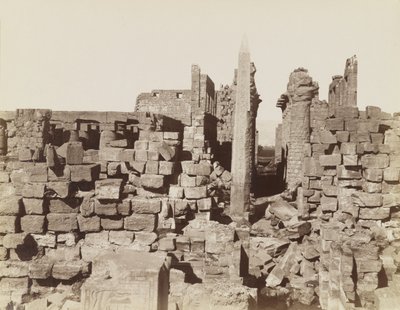 Templo de Karnak, Egipto de Antonio Beato