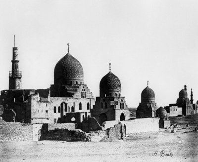 Mezquita, Egipto, 1862 de Antonio Beato