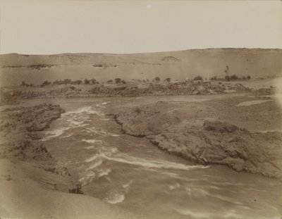 Rápidos en las cataratas del Nilo, Egipto de Antonio Beato