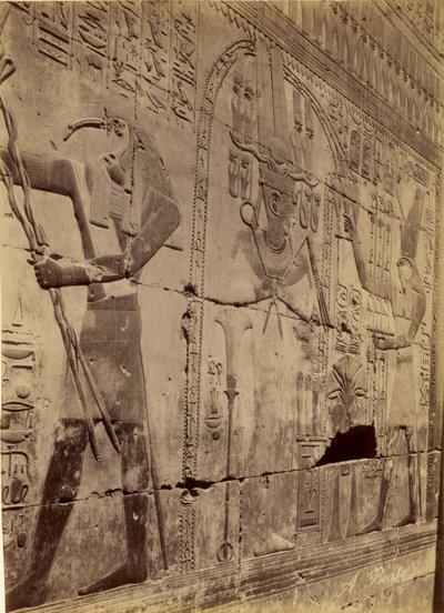 Relieve de la purificación de Seti I, Abidos de Antonio Beato