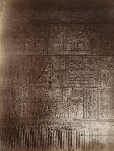 Interior del templo, Philae de Antonio Beato
