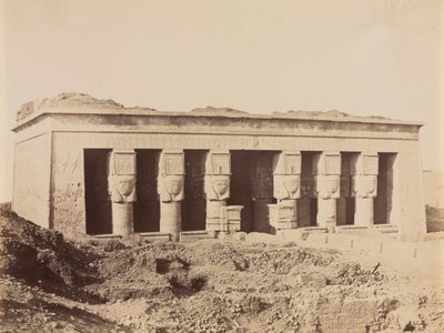 Templo de Dendera, c. 1870s - 1880s de Antonio Beato