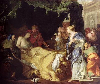Antíoco y Estratonice (El príncipe moribundo) de Antonio Bellucci
