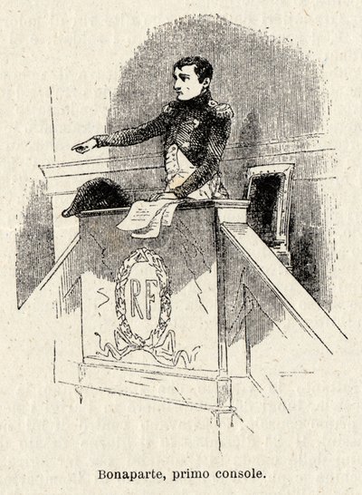 Napoleón Bonaparte es elegido Primer Cónsul de la República Francesa en 1799 de Antonio Bonamore