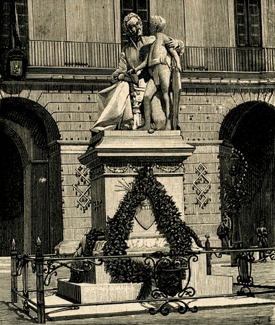 Monumento a Francesca Capece (1769-1848), por Antonio Bortone (1844-1938), Maglie, Apulia, Italia de Antonio Bortone