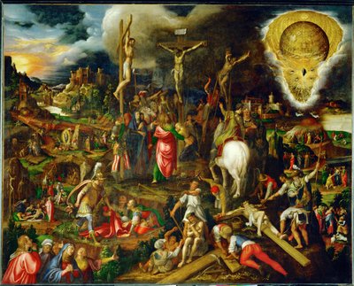 El misterio de la pasión, la resurrección y la ascensión de Cristo de Antonio Campi