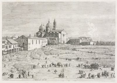 Vistas: Iglesia de Santa Justina en Prà della Valle, Padua, 1735-1746 de Giovanni Antonio Canal