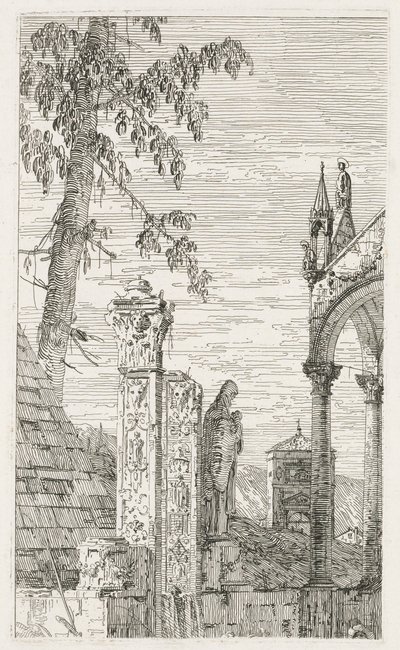 Vistas: Fragmentos de escultura de Antonio Canaletto