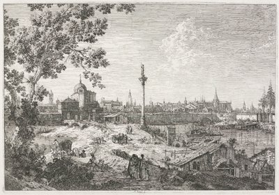 Vistas: Vista imaginaria de Padua de Antonio Canaletto