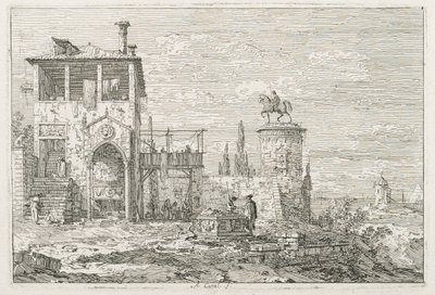 Vistas: El monumento ecuestre de Antonio Canaletto