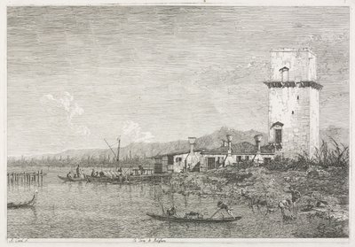 Vistas: La Torre de Malghera de Antonio Canaletto