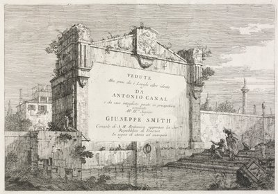 Vistas: Página de título de Antonio Canaletto