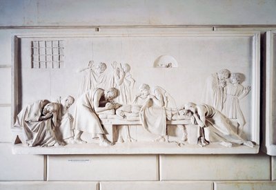Critón cerrando los ojos de Sócrates de Antonio Canova