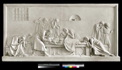 Critón cerrando los ojos de Sócrates de Antonio Canova
