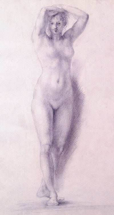 Figura femenina con los brazos levantados por Antonio Canova de Antonio Canova