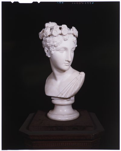 Cabeza de una bailarina, 1820 de Antonio Canova