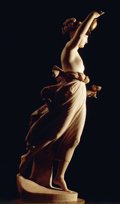 Hebe por Antonio Canova, estatua de mármol de Antonio Canova
