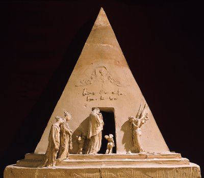 Monumento a Tiziano por Antonio Canova, modelo de terracota de Antonio Canova