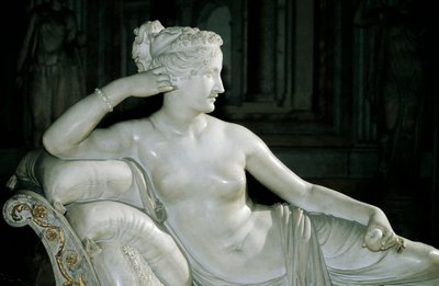 Paolina Borghese como Venus Victrix de Antonio Canova
